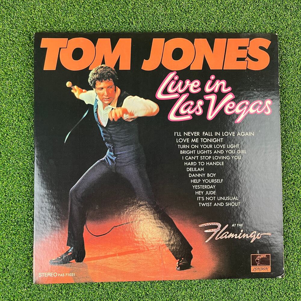 Tom Jones Live in Las Vegas Vinyl LP Record Album